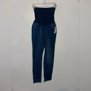Set of Indigo Blue, Women's Skinny Maternity Jeans. Sz XL (NWT/ Lightly used)